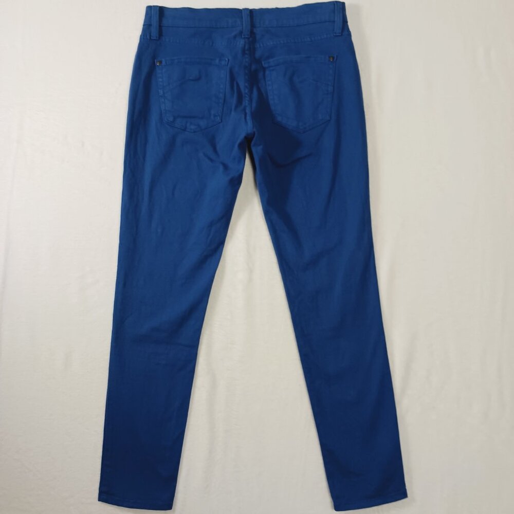 James Jeans, Royal Blue "Twiggy" Jeans, Size 29, Low to Mid Rise (8.5"), Ankle - Picture 6 of 13